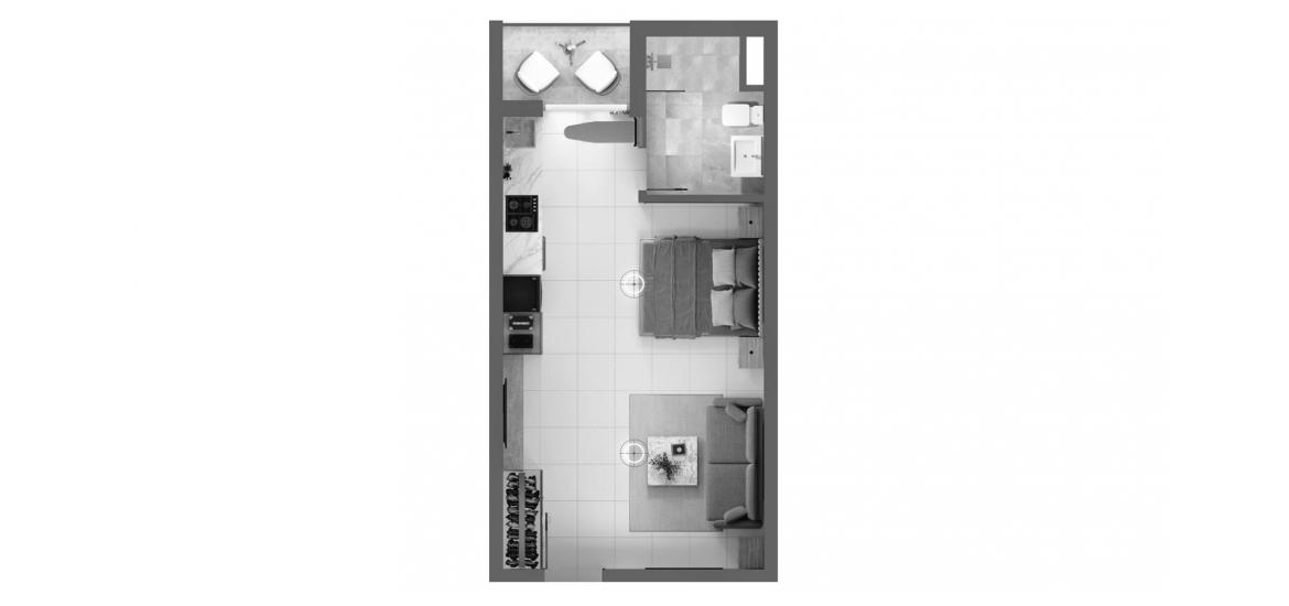 Floor plan «34sqm», 1 room in TORINO